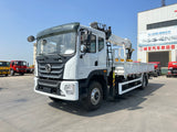 Dongfeng 8-ton straight boom truck-mounted crane
