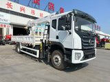 Dongfeng 8-ton straight boom truck-mounted crane