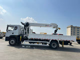 Dongfeng 8-ton straight boom truck-mounted crane