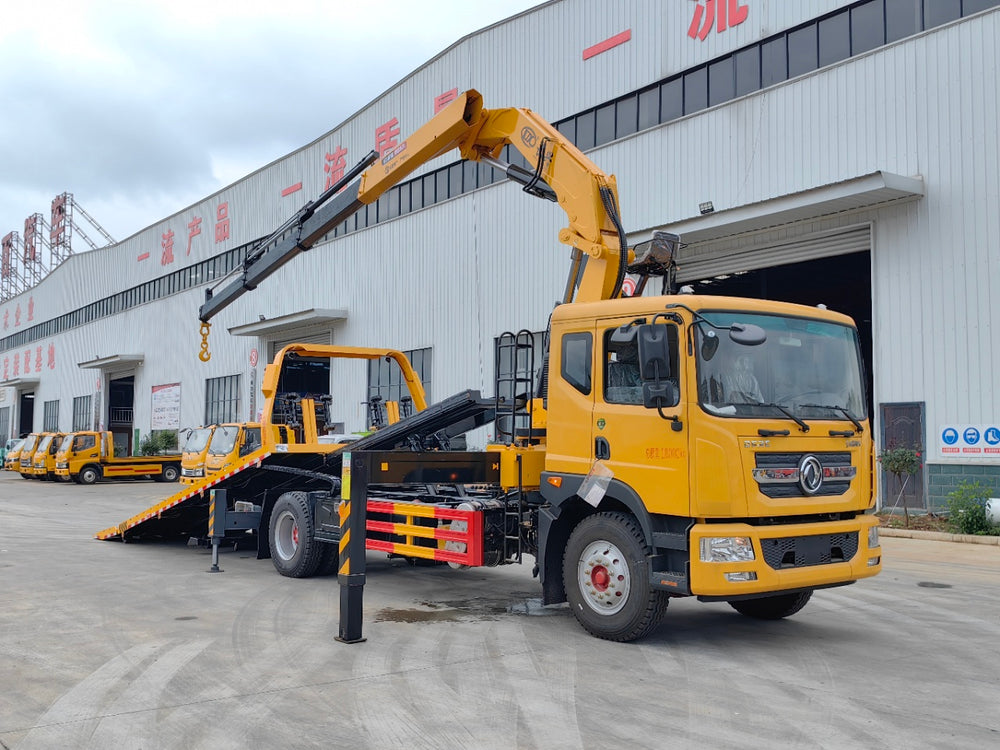 Dongfeng Dolica D9 6.8 meter  folding arm wrecker truck