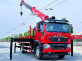 Sinotruk Howo 8-ton 6-section boom truck crane