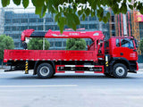 Sinotruk Howo 8-ton 6-section boom truck crane