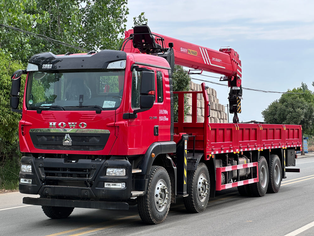Sinotruk Howo Sany 14-ton 5-section boom truck crane