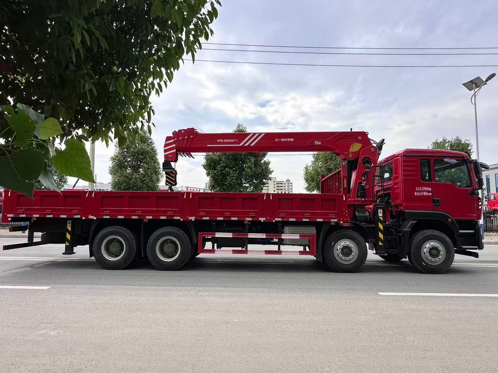 Sinotruk Howo Sany 14-ton 5-section boom truck crane