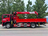 Sinotruk Howo 8-ton 5-section boom truck crane