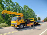 Jiefang 6.2 meter crane Wrecker truck