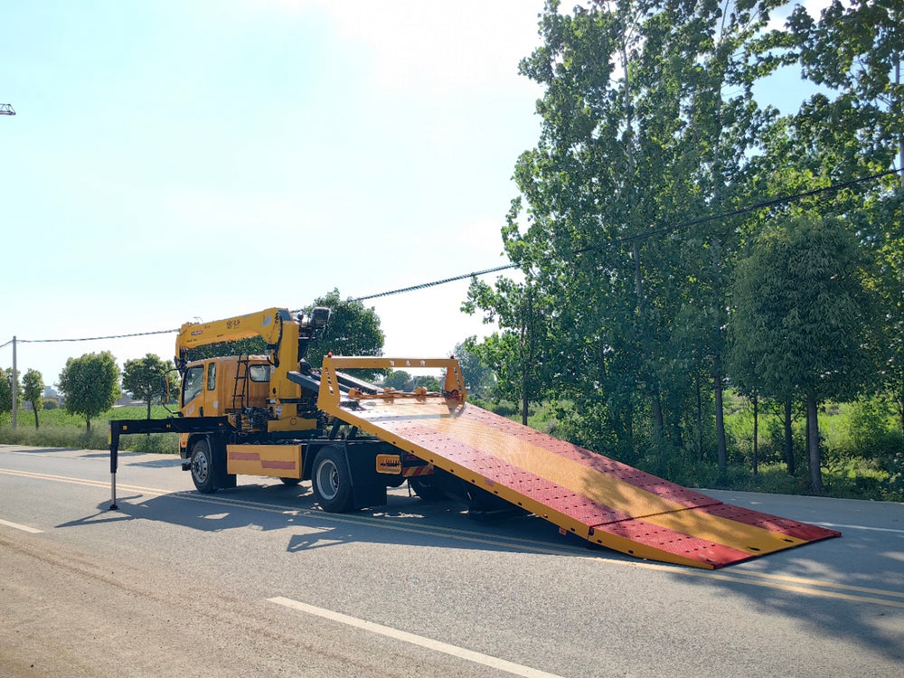 Jiefang 6.2 meter crane Wrecker truck