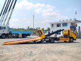 JAC 5.6 Meter tilting and dropping integrated Wrecker truck