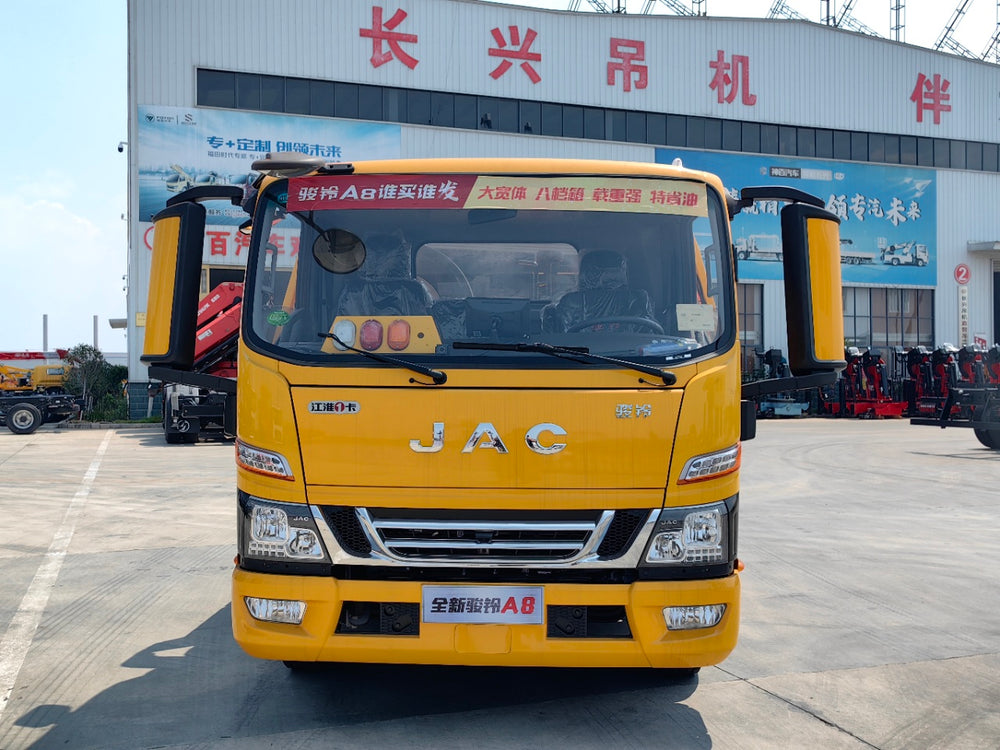 JAC 5.6 Meter tilting and dropping integrated Wrecker truck