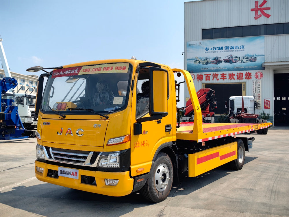 JAC 5.6 Meter tilting and dropping integrated Wrecker truck