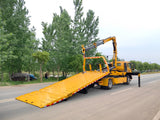Three-ring folding arm Wrecker truck