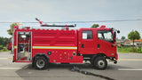 Dongfeng 4WD 5-cubic-meter water tanker fire truck