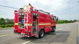 Dongfeng 4WD 5-cubic-meter water tanker fire truck