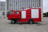 Dongfeng 4WD pipeline forest fire truck