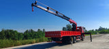 Shaanxi Automobile Delong 12-ton Knuckle Arm Truck Crane