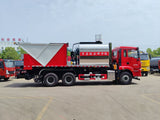 Shaanxi Automobile Delong 6×4 Synchronous Asphalt Mash 20m³ Sealing Truck