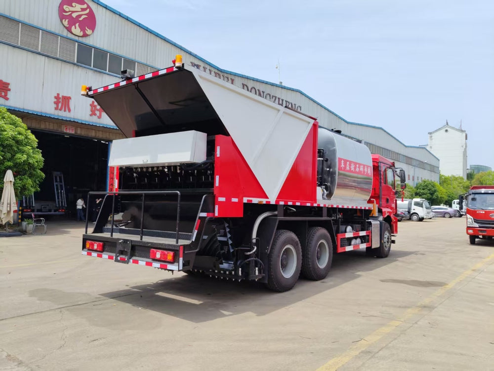 Shaanxi Automobile Delong 6×4 Synchronous Asphalt Mash 20m³ Sealing Truck