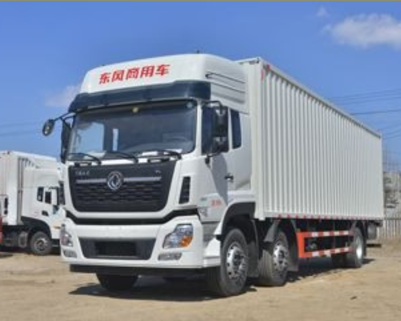 Dongfeng 292 HP 6X2 9.6-meter Box Cargo Truck