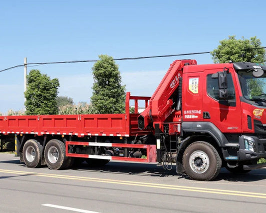 Dongfeng 6×4 changxing 10T Knuckle Boom Crane