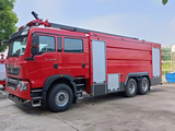 Howo 16 cubic meters aerial ladder fire truck