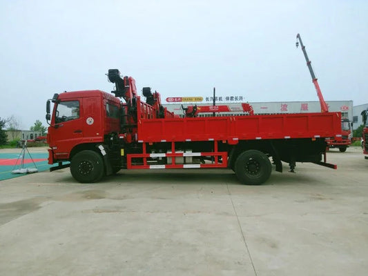 Dongfeng 4*2 changxing  4T Knuckle Boom Crane