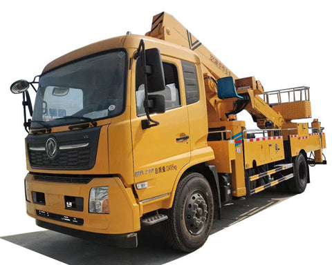 Dongfeng32 meters 4 x2 mobile hydraulic platform high altitude operation truck