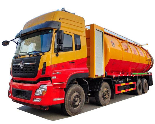 Dongfeng 33000L 8x4 sewage suction truck vacuum truck