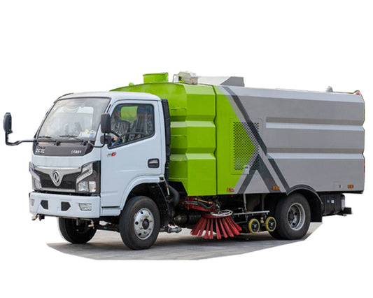  Dongfeng 4x2 Dust Cleaner Road Sweeper Sale Diesel Power Street Sweeper
