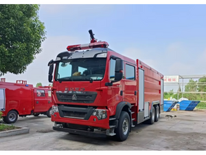 Howo 16 cubic meters aerial ladder fire truck