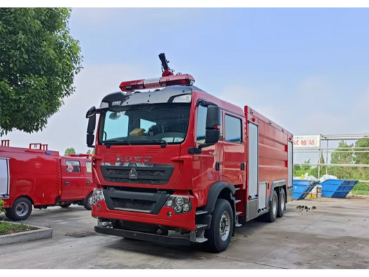 Howo 16 cubic meters aerial ladder fire truck