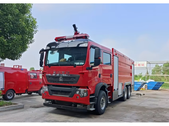 Howo 16 cubic meters aerial ladder fire truck