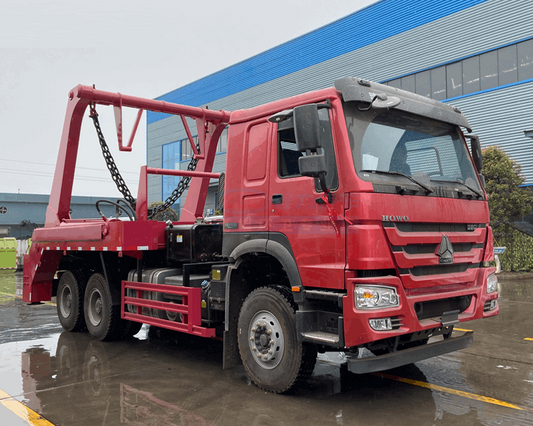 HOWO 6*4  Swing arm garbage truck