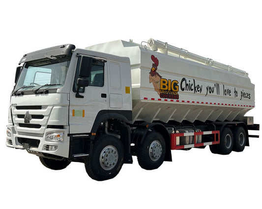 HOWO 8*4 40000L bulk feed truck