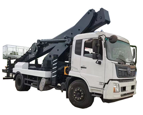 45 meters Dongfeng 4 x2 telescopic boom aerial operation vehicle