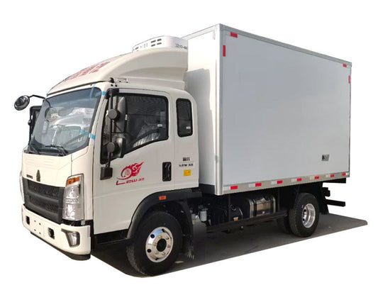 HOWO 4X2 Refrigerator Truck van length 4m